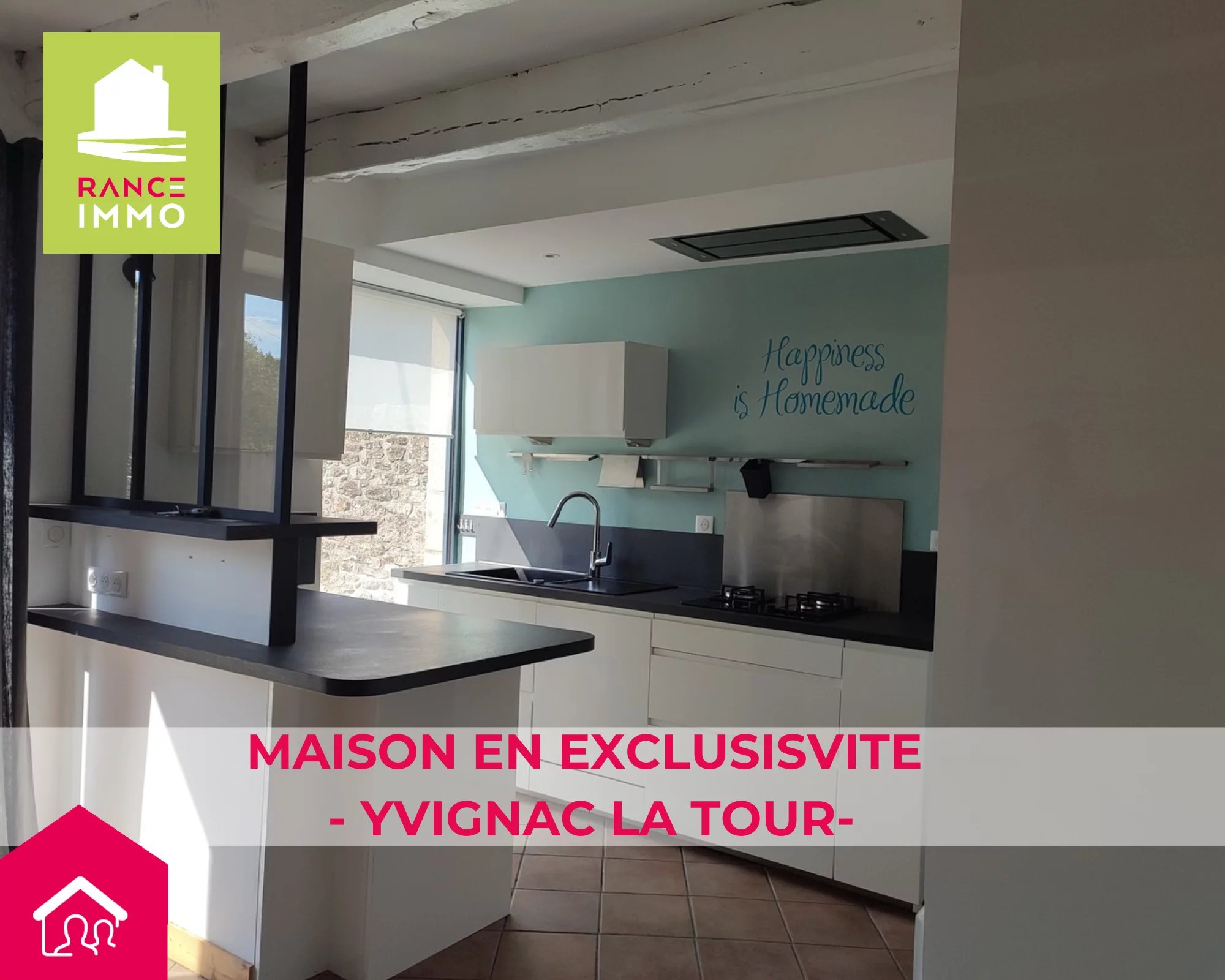 MAISON  T4  – EN EXCLUSIVITE -YVIGNAC LA TOUR